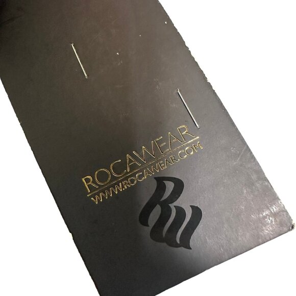 NWT Rocawear Chunky Cable Knit Zip Sweater – Size S – Black/White - Picture 4 of 11